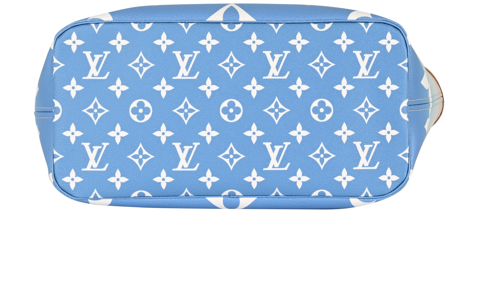 Neverfull MM By The Pool, &pound;1,900, Handbags, Blue/White, Canvas, Top view